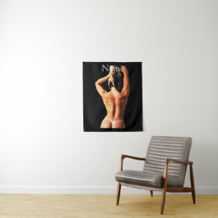 Fitness Modell Tanlines Thunder_Cove Wandteppich