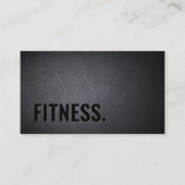 Fitness Moderner, feiner Text elegant Beruflich Visitenkarte (Vorderseite)