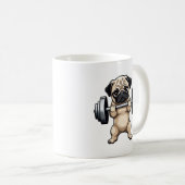 Fitness Mops Kaffeetasse (VorderseiteRechts)