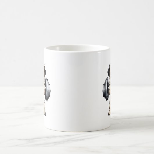 Fitness Mops Kaffeetasse (Mittel)