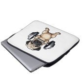 Fitness Mops Laptopschutzhülle (Vorne Knopf)