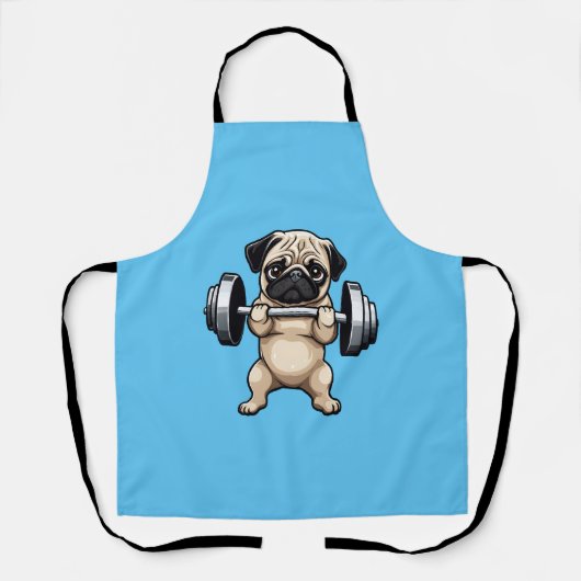 Fitness Mops Schürze (Vorderseite)