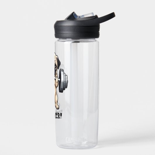 Fitness Mops Trinkflasche (Links)