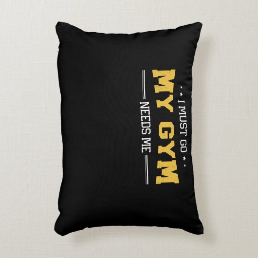 Fitness Motivation, die ich für mein Fitnessstudio Dekokissen (Vorderseite(Vertikal))