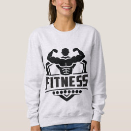 Fitness Motivation Graphic | Strong & Active Life Sweatshirt