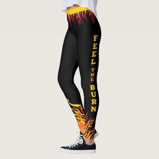 Fitness Motivation SCHWARZ Leggings (Links)