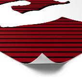 Fitness Motivation Zitat Neue moderne Typografie Poster (Ecke)