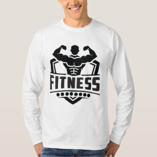 Fitness-Motivations-Grafik Starkes & Aktives Leb T-Shirt
