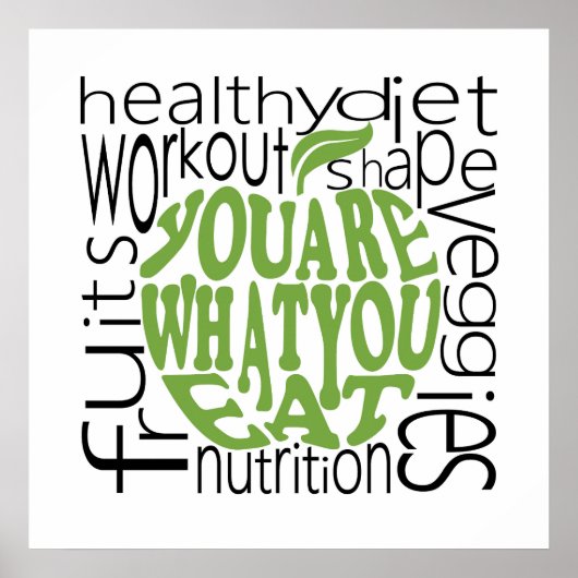 Fitness motivierend Poster (Vorne)