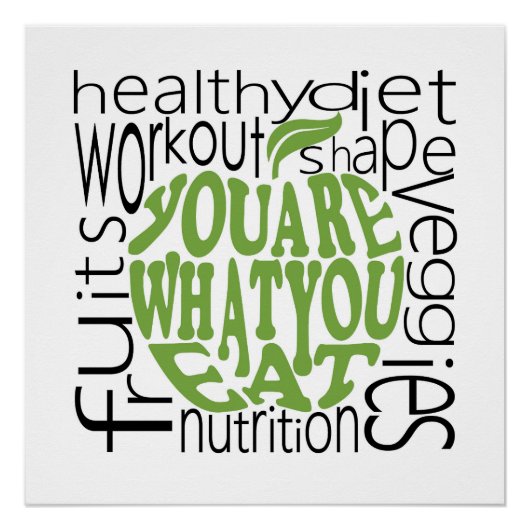 Fitness motivierend Poster (Vorderseite)