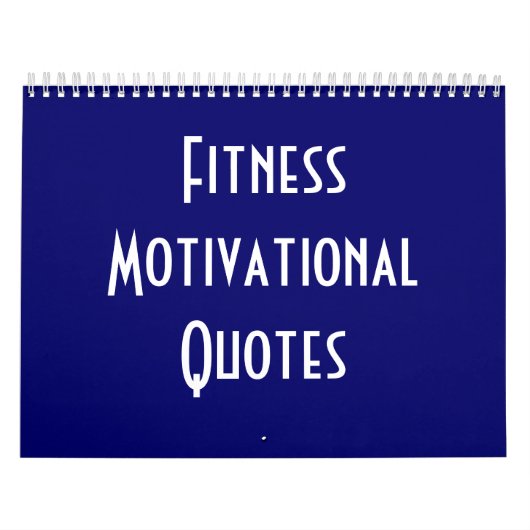 Fitness-motivierend Zitate Kalender (Titelbild)