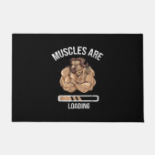 Fitness Muskelladung Bullock Ox Sportym Fußmatte (Vorderseite)