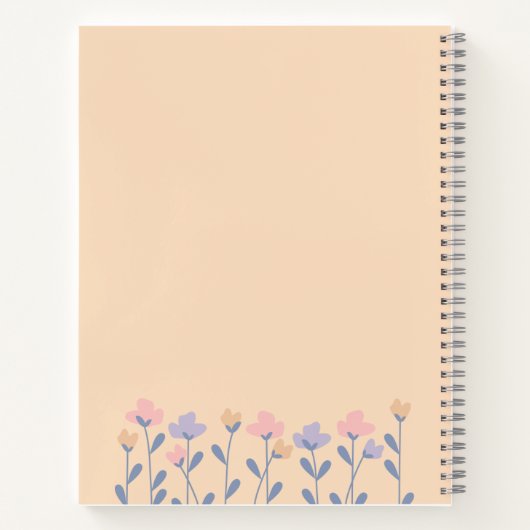 Fitness-Notebook Notizblock (Rückseite)