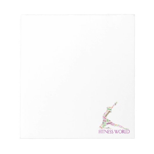 Fitness Notizblock (Vorderseite)