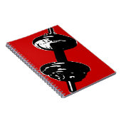 Fitness Notizblock (Rechte Seite)