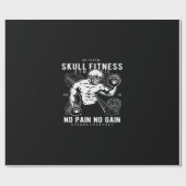 Fitness ohne Schmerzen Geschenkpapier (Flach)