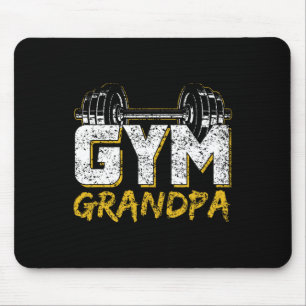 Fitness-Opa Workout Training Fitness Gewichtheben Mousepad