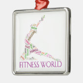 Fitness Ornament Aus Metall (Links)