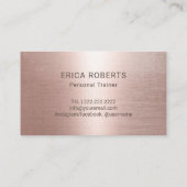 Fitness Personal Trainer 3 Class Pass Treue (Rückseite)