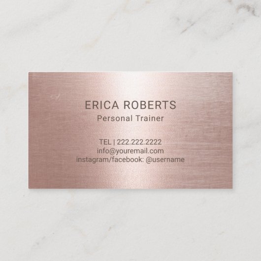 Fitness Personal Trainer 3 Class Pass Treue (Rückseite)