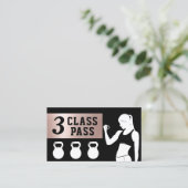 Fitness Personal Trainer 3 Class Pass Treue (Stehend Vorderseite)