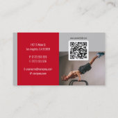 Fitness Personal Trainer | Aktives Sport Visitenkarte (Rückseite)