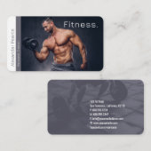 Fitness Personal Trainer | Aktives Sport Visitenkarte (Vorne/Hinten)