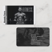 Fitness Personal Trainer | Aktives Sport Visitenkarte (Vorne/Hinten)