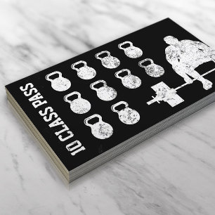 Fitness Personal Trainer Bodybuilder Loyalität Treuekarte