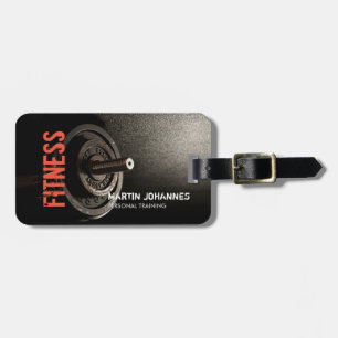Fitness Personal Trainer Bodybuilding Modern Schar Gepäckanhänger