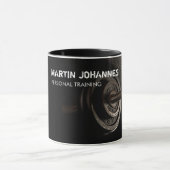 Fitness Personal Trainer Bodybuilding Modern Sharp Tasse (Zentrum)