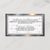 Fitness | Personal Trainer Business Card Visitenkarte (Rückseite)