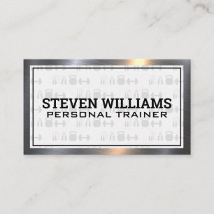 Fitness   Personal Trainer Business Card Visitenkarte