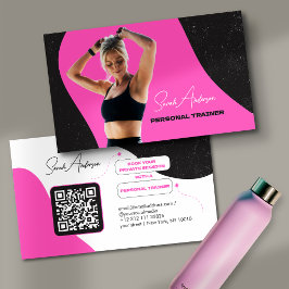 Fitness Personal Trainer Business Card Visitenkarte