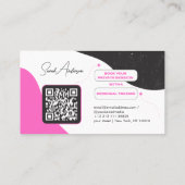 Fitness Personal Trainer Business Card Visitenkarte (Rückseite)