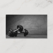 Fitness Personal Trainer, Fitness Instructor Visitenkarte (Rückseite)