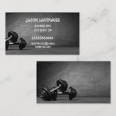 Fitness Personal Trainer, Fitness Instructor Visitenkarte (Vorne/Hinten)