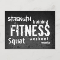 Fitness Personal Trainer Grunge Dark Beruflich