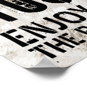 Fitness Personal Trainer Grunge Gym Motivation Poster (Ecke)