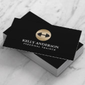 Fitness Personal Trainer Klasse Schwarz & Gold Visitenkarte