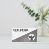 Fitness | Personal Trainer | Stahl Visitenkarte (Stehend Vorderseite)