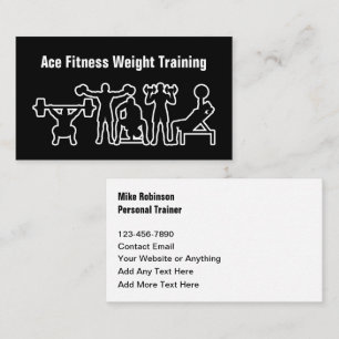 Fitness-Personal-Trainer und -Coach Visitenkarte