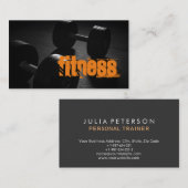 Fitness Personal Trainer Visitenkarte (Vorne/Hinten)