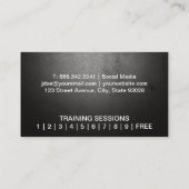 Fitness | Personal Trainer Visitenkarte (Rückseite)