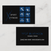 Fitness, Personal Trainer, Visitenkarte (Vorne/Hinten)