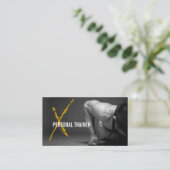 Fitness, Personal Trainer, Visitenkarte (Stehend Vorderseite)