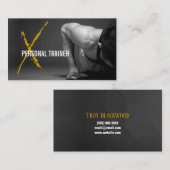Fitness, Personal Trainer, Visitenkarte (Vorne/Hinten)
