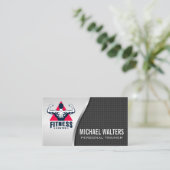 Fitness | Personal Trainer Visitenkarte (Stehend Vorderseite)