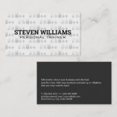 Fitness | Personal Trainer Visitenkarte (Vorne/Hinten)