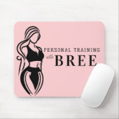 Fitness Personal Training bei Frauen Minimalistisc Mousepad (Mit Mouse)